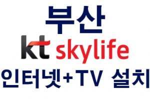 부산 kt스카이라이프인터넷 tv